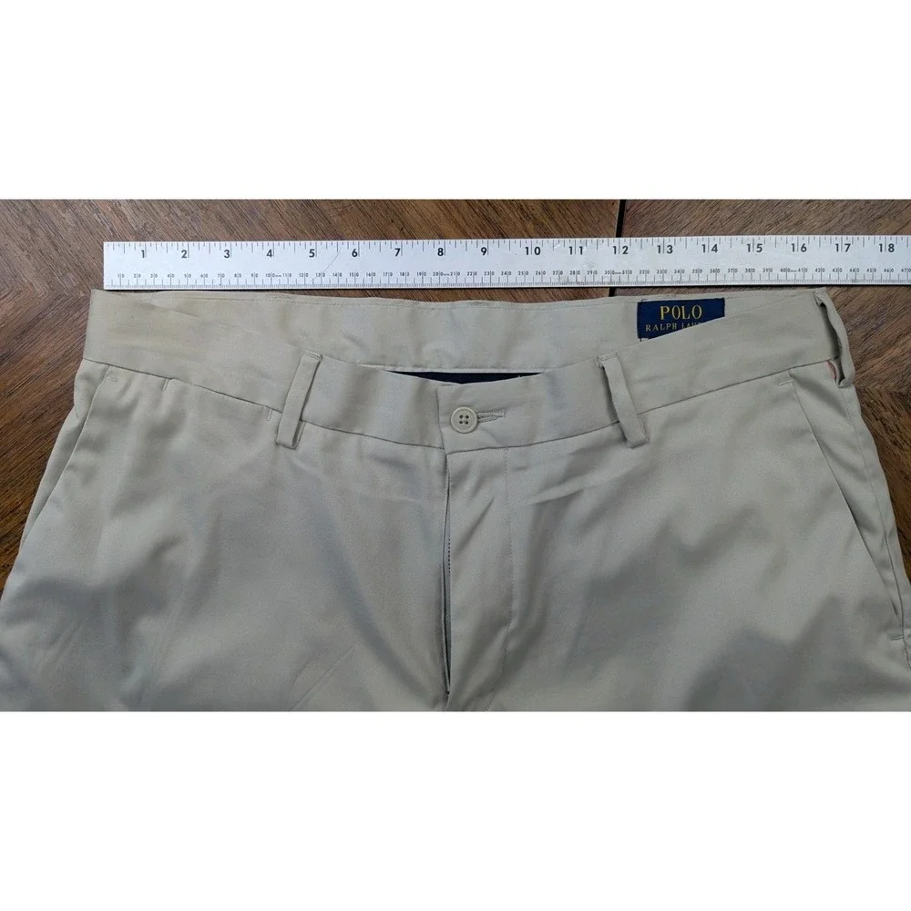 Ralph Lauren Polo Performance Pants 34x30 Straight Leg Khaki